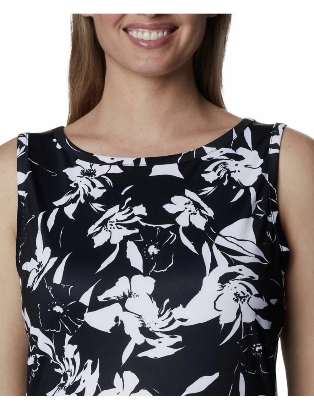 Columbia XXL Chill River womens Sleeveless tank Dress NEW pockets wicking SPF - Picture 9 of 15